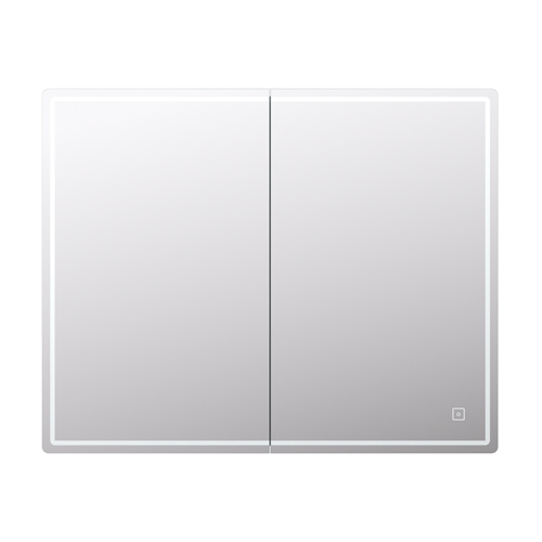 картинка Зеркальный шкаф Geometry -800 с LED подсветкой от магазина САРТ